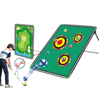Setelan Latihan Golf Besi untuk Anak dengan Cincin Sensor dan Set Target Universal - Latihan Ayunan Edukatif yang Menyenangkan