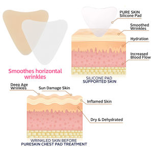 Toppa sul petto trasparente a caldo impermeabile e riutilizzabile con tampone antirughe in Silicone per donna - Product Image 3