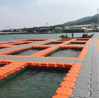 Plateforme flottante de haute qualité en HDPE certifiée IALA pour les sports nautiques, les jet-skis, les quais, la pêche et l'aquaculture
