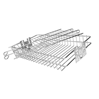 Grille de gril en acier inoxydable panier de rôtisserie barbecue panier de gril