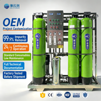 Système d'osmose inverse 500LPH pour le traitement de l'eau Machine automatique de purification de l'eau