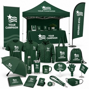 Set de Regalo Personalizado para Campañas Electorales: Carpa, Banner Enrollable, Bandera de Pluma, Camiseta, Gorra, Bolsa, Botella para Eventos y Artículos Promocionales - Product Image 3