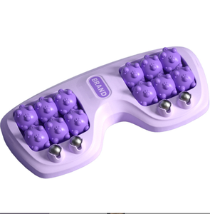 <span class=keywords><strong>Mini</strong></span> masajeador de pies para el cuidado de la salud, rodillo de masaje de pies para el hogar, terapia magnética de acupuntura para piernas, masajeador de pies de cuatro filas