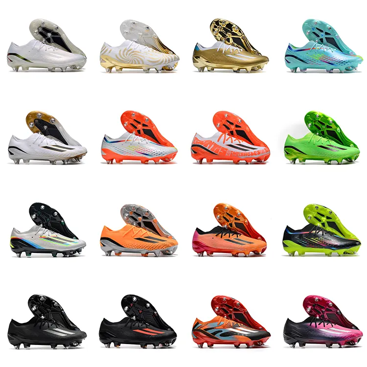Низкая цена, Высококачественная Мужская Профессиональная футбольная обувь с низким верхом, Длинные шипы для тренировок на открытом воздухе, футбольная обувь SG