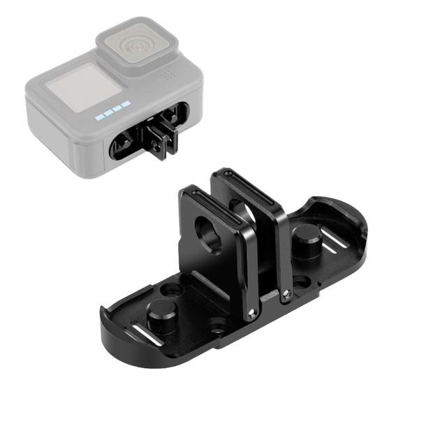 OEM CNC Turned Parts Anodized Aluminum Alloy Quick Release Magnetic Folding Base Adapter for HERO12/11/10/9/8/Max Camera Mount