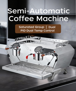 Machine à café expresso semi-automatique professionnelle à double chaudière avec nouvelle pompe, idéale pour les cafés et les cafétérias - Product Image 5