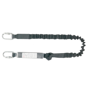 Cuerda de seguridad anticaídas/absorbente de impactos/absorbente de energía, certificada según la norma EN355:2002, capacidad de 140 kg - Product Image 1