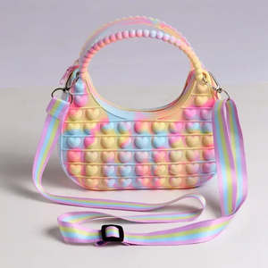 Customized Japan-Style Cartoon Mini Silicone Shoulder Bags for Girls <b>Cute</b> Kids' Pouch <b>Purse</b> Handbags - Product Image 5