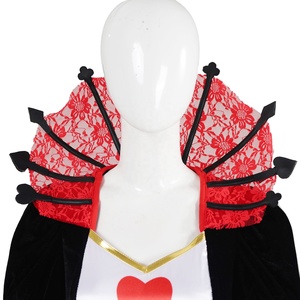 <span class=keywords><strong>Disfraz</strong></span> <span class=keywords><strong>de</strong></span> cosplay <span class=keywords><strong>de</strong></span> Halloween inspirado en Queen Hearts <span class=keywords><strong>para</strong></span> <span class=keywords><strong>mujer</strong></span>, vestido <span class=keywords><strong>de</strong></span> poliéster <span class=keywords><strong>para</strong></span> actuaciones en escenario, en stock. - Product Image 4