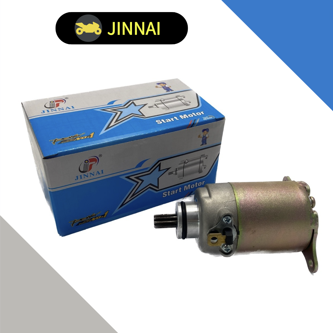 Двигатель запуска мотоцикла JINNAI GY6 125 12 В CE, Электрический Пусковой двигатель для Yamaha