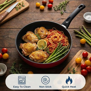 Batterie de cuisine ergonomique en aluminium antiadhésive de 15 pièces à poignée en bakélite, durable et moderne, au <span class=keywords><strong>prix</strong></span> de gros - Product Image 6