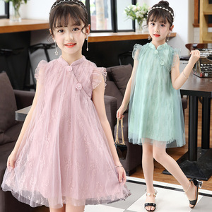 Produits les plus vendus au monde, magnifiques robes en mousseline de soie pour filles, vêtements pour enfants, fabricants chinois - Product Image 3