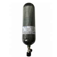 Bouteille de gaz en fibre de carbone, design léger, pour utilisation en équipement respiratoire autoporté (ERAP) et en lutte contre les incendies