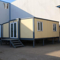 Edificio de Paneles Sándwich Resistente a la Intemperie para las Cuatro Estaciones con Carcasa Anticorrosión para Alquiler Vacacional Costero Airbnb Plegable