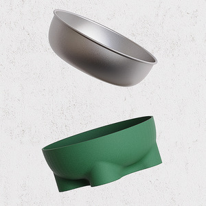 Removable Stainless Steel <strong>Dog</strong> <strong>Bowl</strong> Non-Slip Pet Feeding <strong>Bowl</strong> Detachable Inner <strong>Bowl</strong> for <strong>Dogs</strong> and Cats - Product Image 3