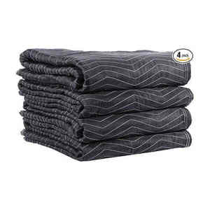 Housses de protection promotionnelles non tissées noires, imperméables, réutilisables, fabriquées sur mesure pour meubles et déménagement - Product Image 1