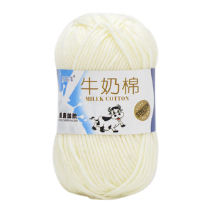 Fil à tricoter pour bébé en coton laitier 5 brins, <span class=keywords><strong>pelote</strong></span> <span class=keywords><strong>de</strong></span> fil pour écharpe tricotée à la main, <span class=keywords><strong>laine</strong></span> pour crochet DIY - Product Image 6