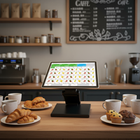 Tablette Android Windows pliable 10,1 pouces, système personnalisé, écran tactile, moniteur POS modèle S21, Intel I5, garantie 1 an