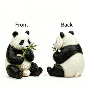 Miniature personalizzate in scala 1/12 di panda carini, snodabili, realistici, in PVC, action figure <span class=keywords><strong>Chibi</strong></span> - Product Image 3