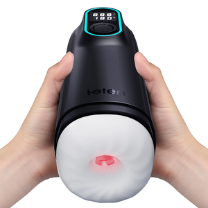 เครื่องช่วยสำเร็จความใคร่ชายแบบดูดและให้ความร้อนอัตโนมัติ, ถ้วยช่องคลอดเสมือนจริง, ของเล่นทางเพศสำหรับผู้ใหญ่, การช่วยตัวเอง, ของเล่นสำหรับผู้ชาย, ช่องคลอดจำลอง - Product Image 5