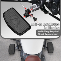 Repose-pieds avant pour conducteur, repose-pieds pour passager, accessoires en aluminium noir pour Indian Scout Sixty Bobber 2015-2025