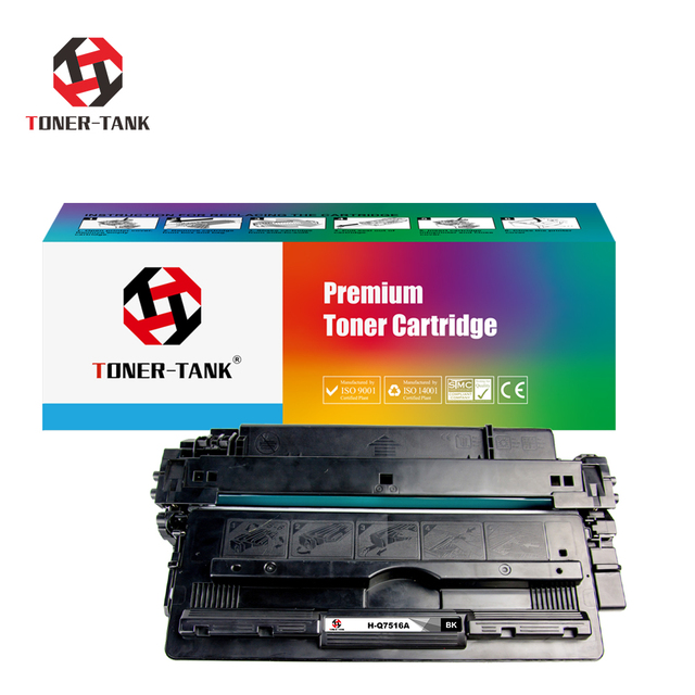 TONER-TANK Premium Compatible 16A Q7516A H-Q7516A 7516A Toner Cartridge for HP 5200 5200n 5200tn 5200dtn 5200L Laser Printer