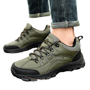 Bottes de randonnée imperméables de haute qualité, grandes tailles, légères, pour hommes, chaussures de randonnée basses, chaussures d'extérieur pour hommes, vente en gros d'usine - Product Image 4
