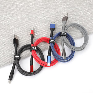 Câble <span class=keywords><strong>de</strong></span> données tressé en gros, micro USB, filet <span class=keywords><strong>de</strong></span> pêche, charge rapide 2.4A, câble <span class=keywords><strong>de</strong></span> chargeur <span class=keywords><strong>de</strong></span> téléphone portable <span class=keywords><strong>de</strong></span> type C - Product Image 6