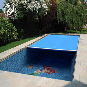 Corona de agua, cubierta de <span class=keywords><strong>piscina</strong></span> automática de alta calidad, Material de PVC duradero para piscinas al aire libre para niños - Product Image 3