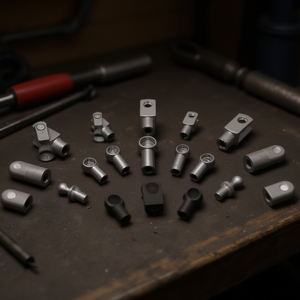 Fixations à ressort à gaz filetées latérales pour tiges de corps, accessoires pour outils pneumatiques - Product Image 3
