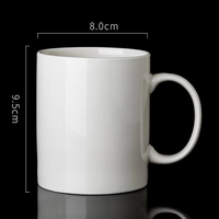 Fabricant Chinois Prix de Gros Haute Qualité Tasse Céramique 11oz Personnalisable Mug de Sublimation Café Blanc Uni Vierge avec Logo Personnalisé