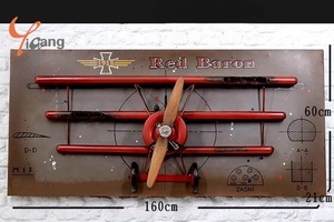 Tùy Chỉnh Cổ Điển Nhựa Công Nghiệp Máy Bay Phản Lực Cánh Quạt Thanh Động Cơ Mỹ Nhà Hàng Tường Treo Trang Trí Nội Thất Trang Trí Nội Thất Máy Bay Mô Hình - Product Image 6