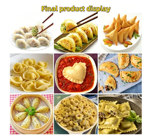 Business Ideas AB ABJZ-80 Motor Empanada & <b>Dumpling</b> Making <b>Machine</b> 4000pcs/h Capacity 220V/110V Dough <b>Maker</b> - Product Image 2
