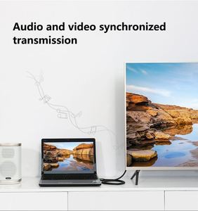 สายเคเบิล HD-MI ugreed 4K สาย HD-MI ความเร็วสูง2.0รองรับสายเคเบิลคอมพิวเตอร์ดีลักซ์ HD-MI ตัวผู้ถึงตัวผู้4K 60Hz - Product Image 4