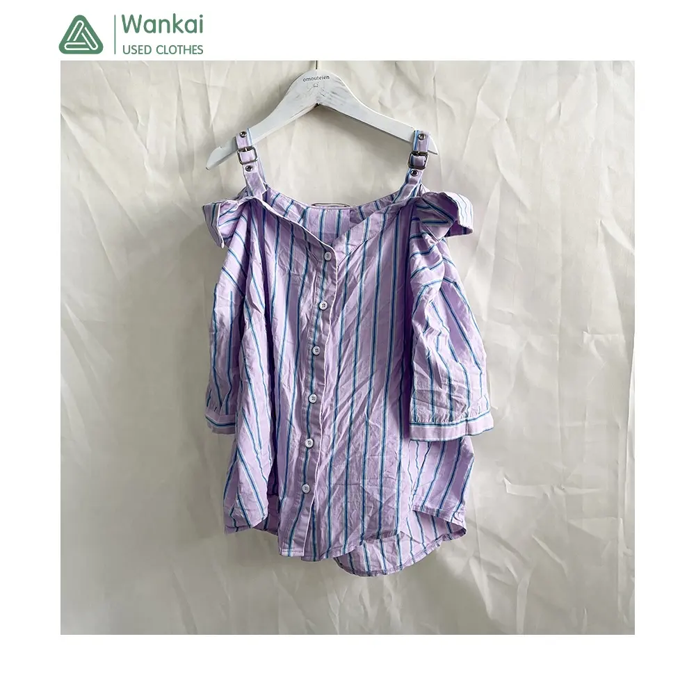 CwanCkai Ballots de vêtements usagés de qualité A pour femmes, ballots de chemisiers féminins populaires de 45 à 100 kg utilisés au Japon