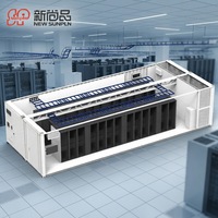 Kontainer Pusat Data Terpadu (All-in-One) dengan Kabinet Komputasi Kontainer, Pendingin Udara, dan Pendingin Cair untuk Penyedia Layanan Cloud