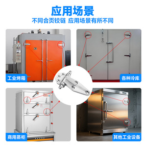 Arno Stainless Steel <b>Hinge</b> 180 Degree Opening 4 Hole Easy Installation <b>Door</b> <b>Window</b> Hardware - Product Image 3