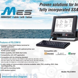 Station de communication marine FURUNO C FELCOM-18 avec imprimante PP-520 INMARSAT-C, fabriquée en Chine - Product Image 4