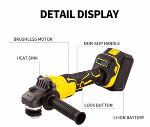 Profesyonel elektrik açı öğütücü sık kullanılan taşınabilir akülü açı öğütücü açı öğütücü kesme için Metal/paslanmaz - Product Image 5