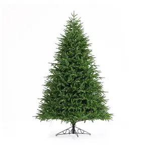 6ft 7ft 8ft 9ft Slim Pre Lit Artificial Christmas Trees With LED Lights