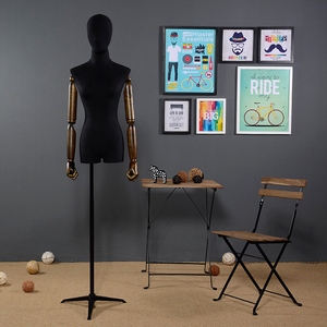 Mannequin de vitrine <span class=keywords><strong>vintage</strong></span> pour <span class=keywords><strong>femme</strong></span>, demi-corps, bras, style coréen, support de présentation de vêtements pour les panneaux publicitaires des magasins - Product Image 6