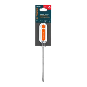 Master con 54 unità cacciavite a testa piatta 1/4 'x 6' impugnatura in acetato, Truper - Product Image 2