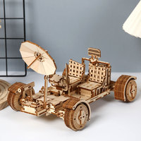 Kit de Rompecabezas 3D de Madera para Ensamblaje DIY, Modelo de Vehículo Aeroespacial Educativo para Mesa, Suministro al por Mayor