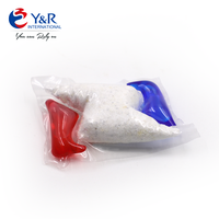 Capsules de lavage de vaisselle 3-en-1 supérieures pour éliminer la graisse, détergent puissant en forme liquide pour la cuisine, format solide jetable