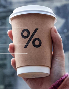 Taza de bebida caliente de grado alimenticio espesada de café de papel Xinrunjin, taza para llevar con logotipo personalizado, embalaje exquisito para cafetería y catering - Product Image 2