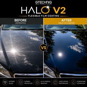 HALO v2 Flexible Ceramic Coating for PPF Vinyl 1000ml Hydrophobic Anti Yellowing <b>UV</b> Protection High Gloss Long Lasting - Product Image 2
