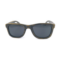 Lunettes de soleil en bois de bambou Demi personnalisées et écologiques avec verres polarisés et étuis en bambou gratuits