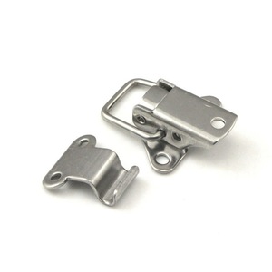 Hebilla de clip de acero inoxidable 304 DK202 con gancho curvo A1 para caja de madera y estuche metálico - Product Image 1
