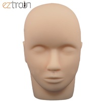 Cabeza de Maniquí de Silicona para Práctica de Inyecciones Faciales, Maquillaje Permanente, Entrenamiento de Maquillaje, Simulación Realista de Hueso, Uso Médico