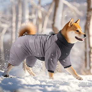Abrigo <span class=keywords><strong>de</strong></span> Invierno para Perros <span class=keywords><strong>de</strong></span> Cuatro Patas, Cálido y Sostenible, <span class=keywords><strong>de</strong></span> Poliéster, <span class=keywords><strong>con</strong></span> Forro Polar Acolchado, Impermeable, para Perros Pequeños y Medianos - Product Image 4